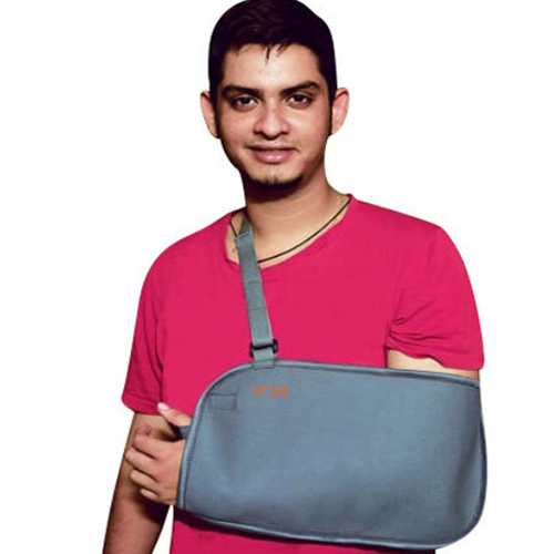 Arm Sling Pouch - Adjustable Size, Soft Cotton Blend Material | Ergonomic Design, Provides Arm Support for Enhanced Comfort