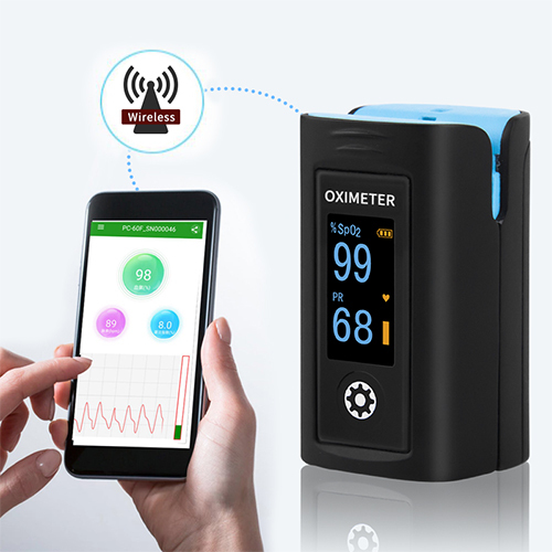 Plastic Bluetooth Wireless Fingertip Oximeter