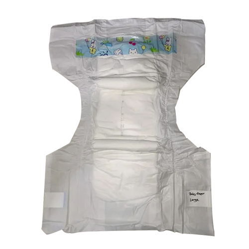 White Large Size Baby Diaper