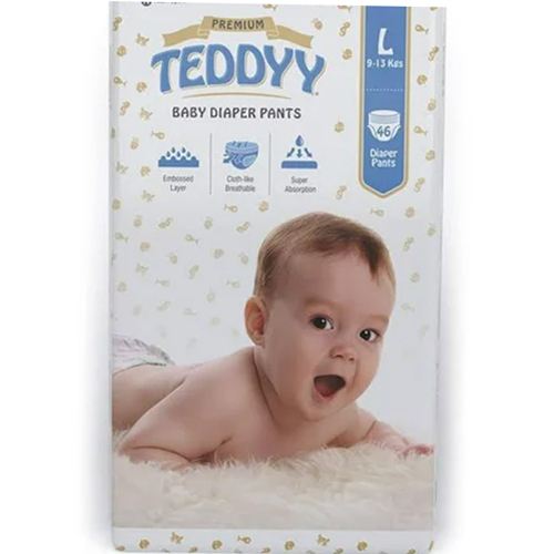 White Teddy Baby Diaper