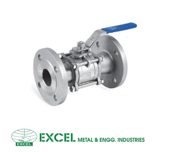 Flanged Ball Valve - Stainless Steel, Varied Sizes, High Pressure, Manual Control, Durable Corrosion-resistant, Ptfe Sealing, High Temperature Tolerance