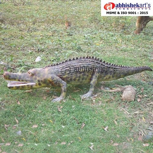 Frp Crocodile Statues - Application: Park
