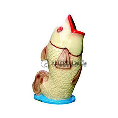 पीला-भूरा-नीला Frp मछली डस्टबिन