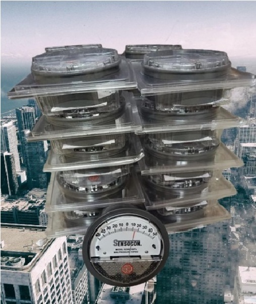 White/black Series S2000 Sensocon Differential Pressure Gauges In Bettiah Bihar