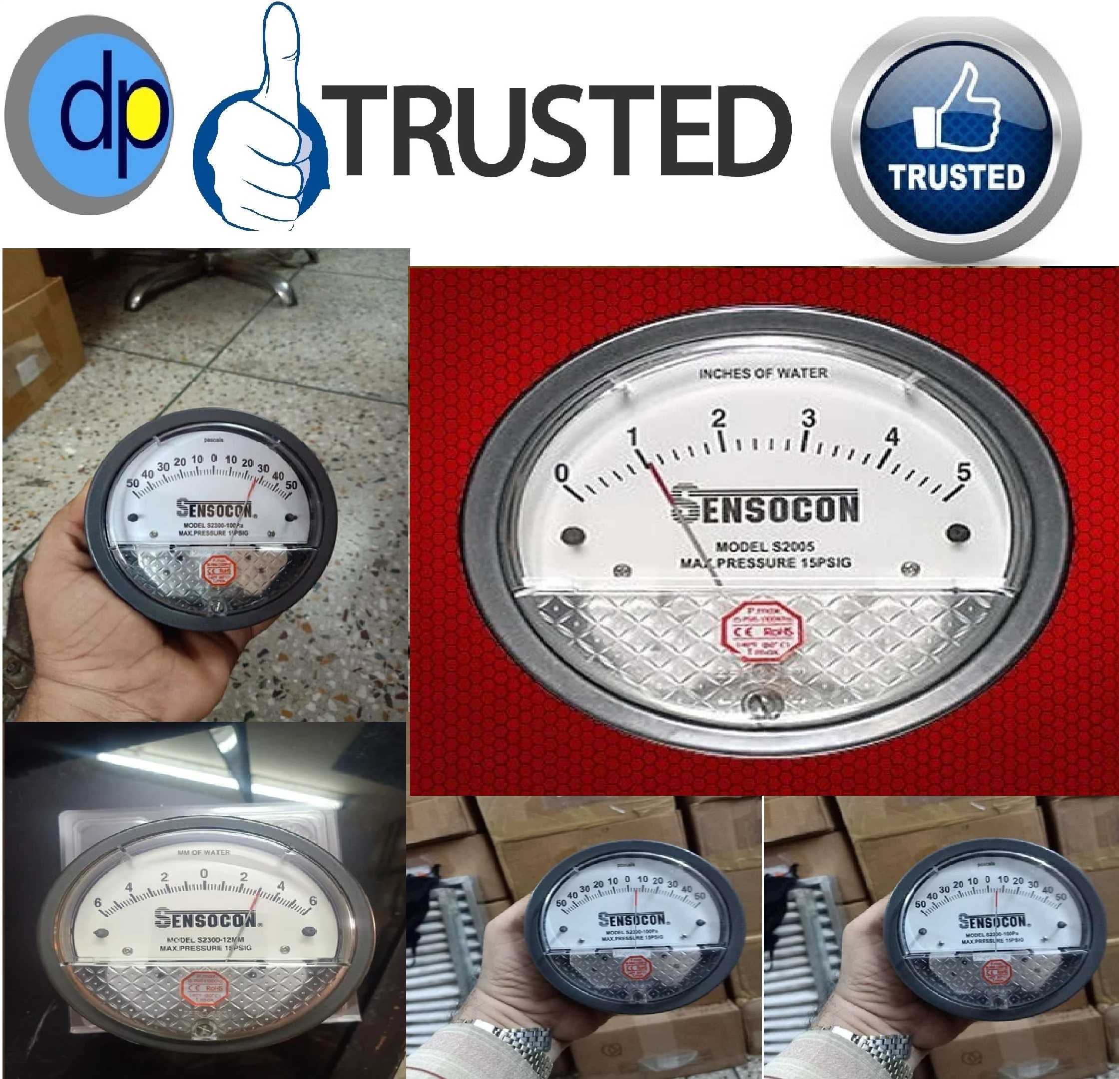 Black Series S2000 Sensocon Differential Pressure Gauge For Chamba Himachal Pardesh