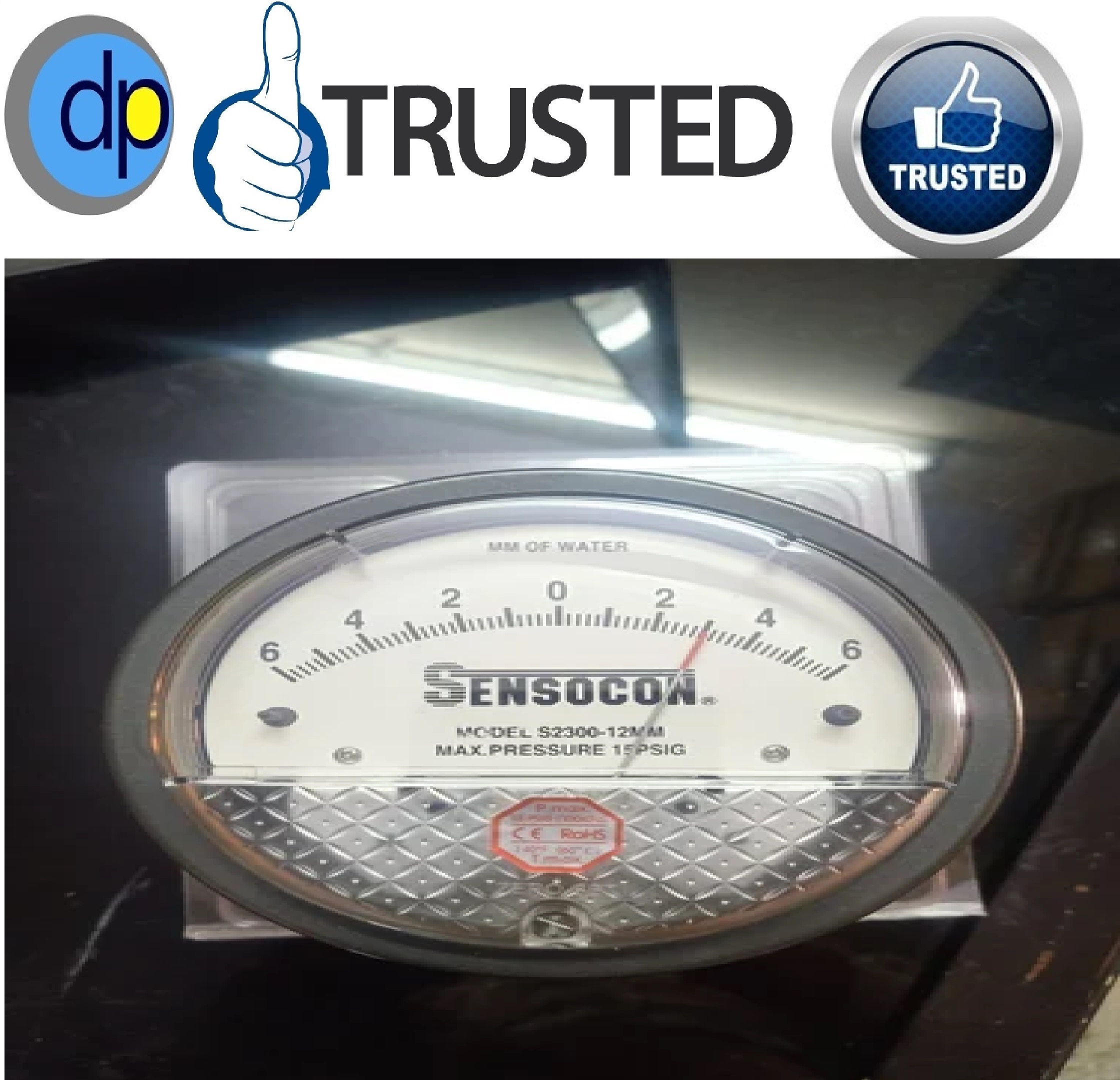 Black Series S2000 Sensocon Differential Pressure Gauge For Chamba Himachal Pardesh