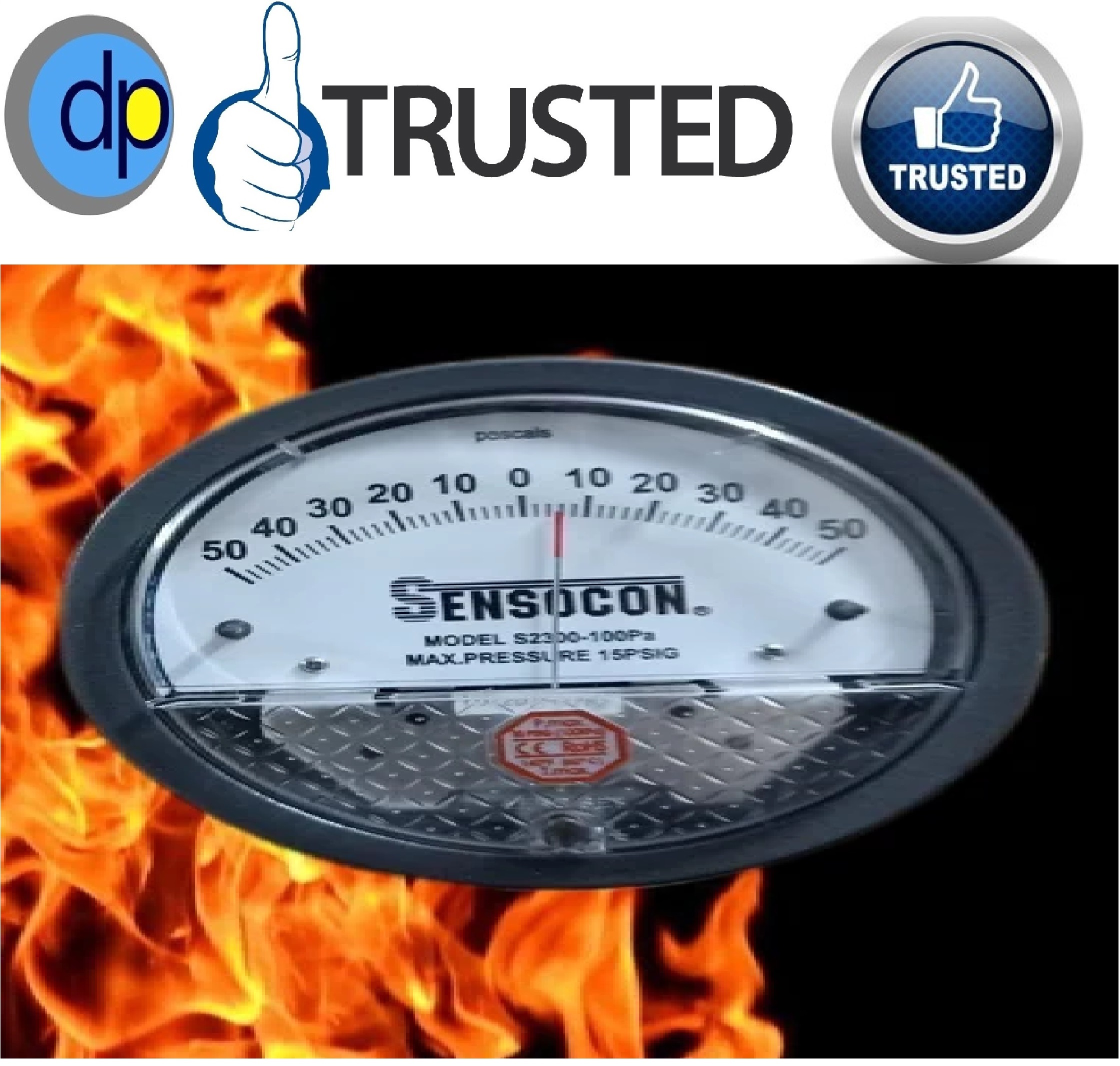 Black Series S2000 Sensocon Differential Pressure Gauges From Chandigarh