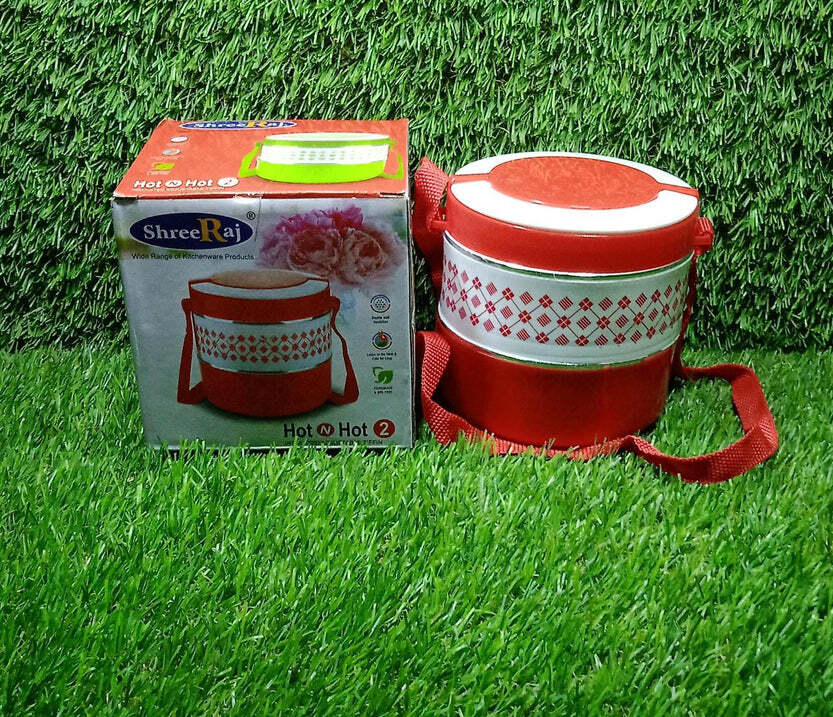 Stainless Steel Lunch Box - Multicolour, Airtight And Leak Proof With Four-side Lock And Silicone Seal | Ideal For Office, Travel And Picnics, Keeps Food Hot And Fresh For Hours