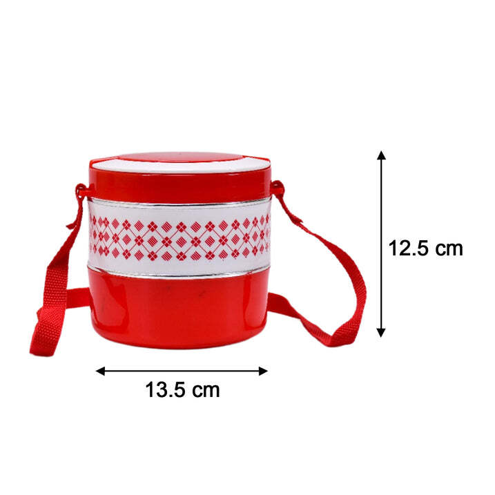 Stainless Steel Lunch Box - Multicolour, Airtight And Leak Proof With Four-side Lock And Silicone Seal | Ideal For Office, Travel And Picnics, Keeps Food Hot And Fresh For Hours