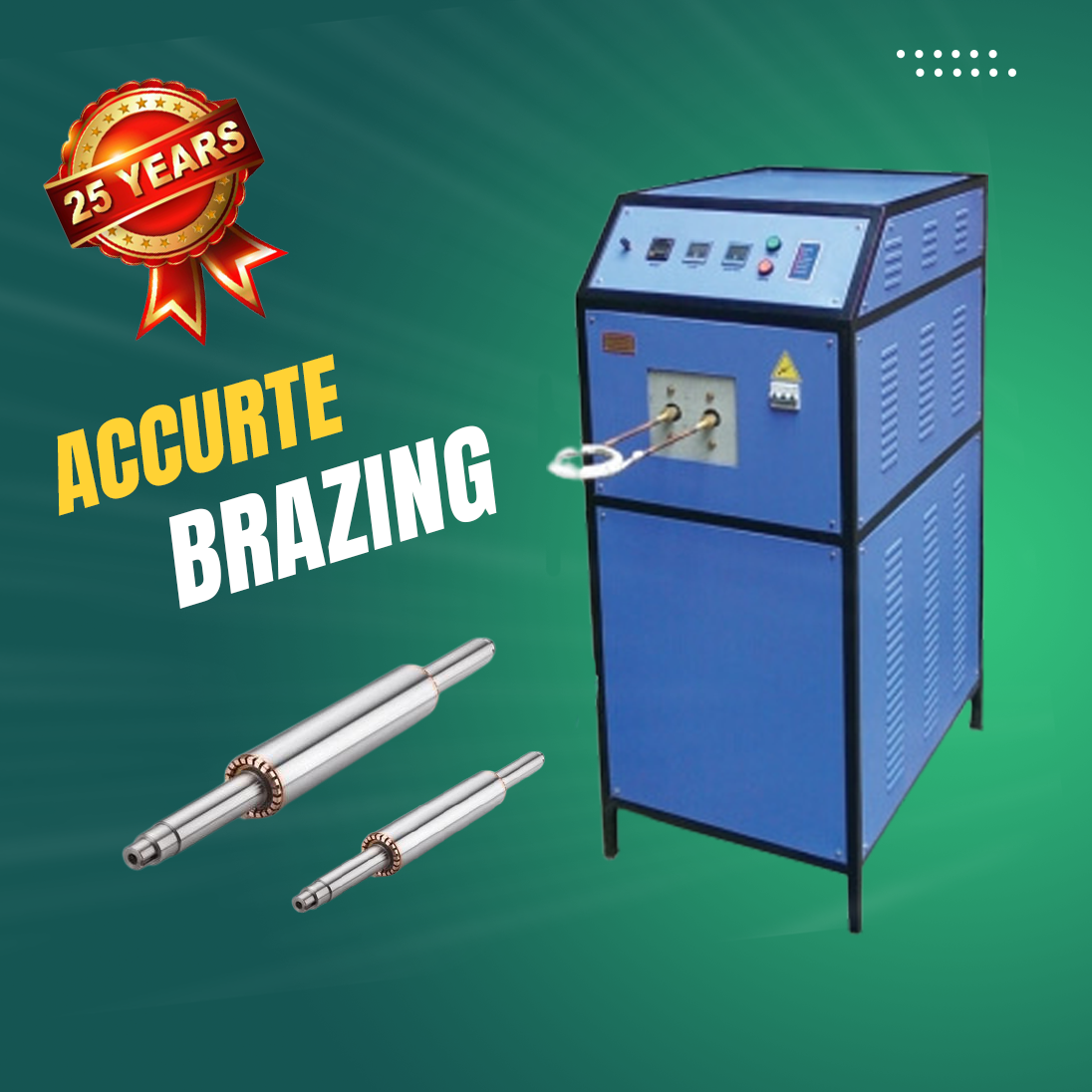 Blue Submersible Rotor Brazing Machine