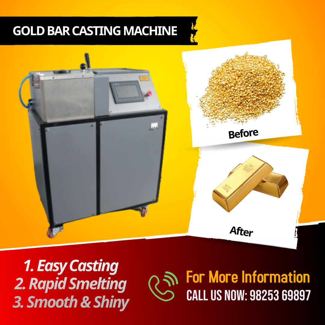 Gold Bar Making Machine Capacity: 1 Kg/hr