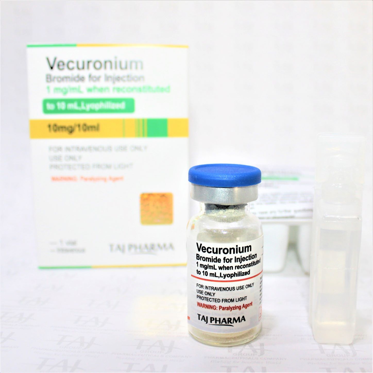 Vecuronium Bromide For Injection 10mg/10ml - Non-depolarizing Neuromuscular Blocker, Lyophilized Powder For I.v. Use, For Anesthesia And Muscle Relaxation