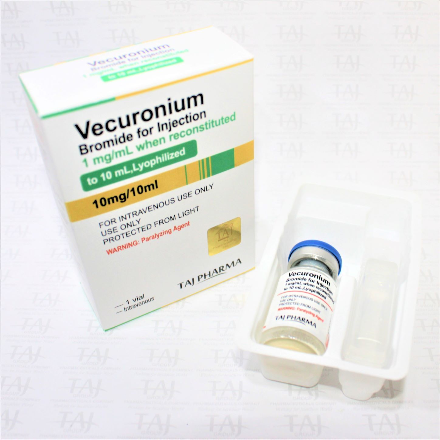 Vecuronium Bromide For Injection 10mg/10ml - Non-depolarizing Neuromuscular Blocker, Lyophilized Powder For I.v. Use, For Anesthesia And Muscle Relaxation