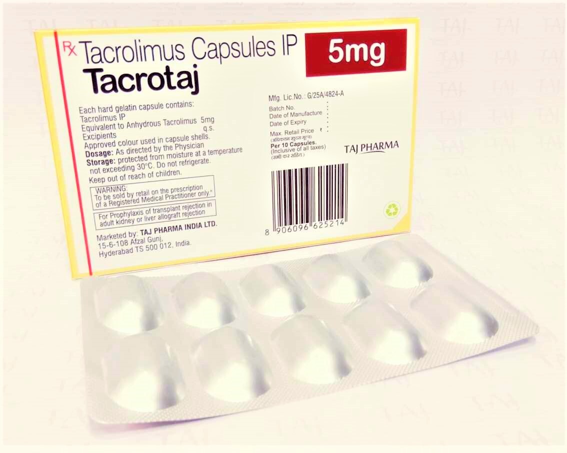 Tacrolimus Capsules Ip 5mg Generic Drugs