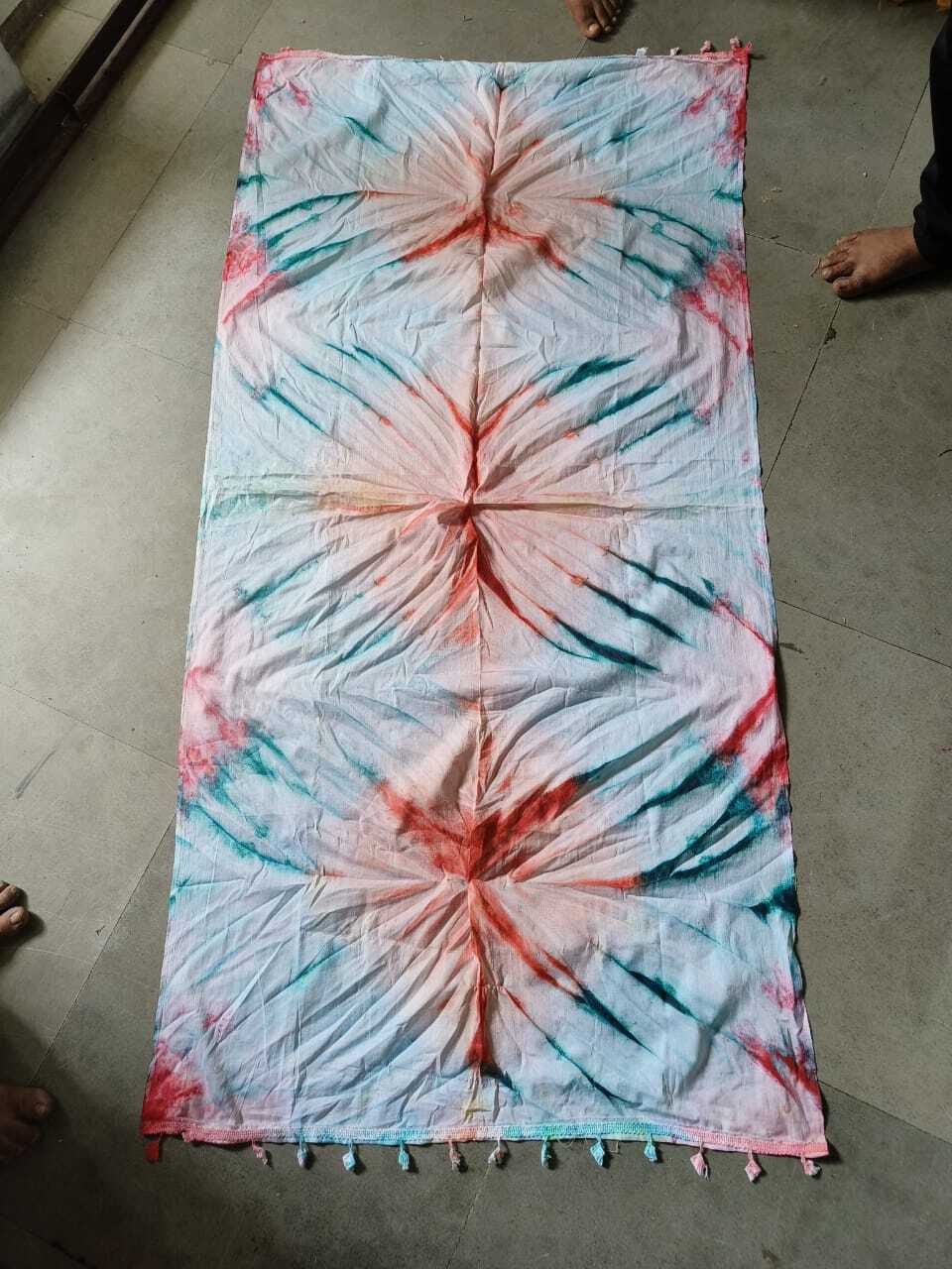 Dupatta Collection - Tie Dye Dupattas, Semi Indo Cotton, Size 2 Meters, Minimum Order 600 Pieces, Booking Open