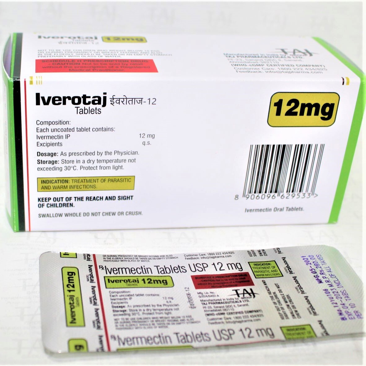 Ivermectin Tablets 12mg Expiration Date: 3 Years