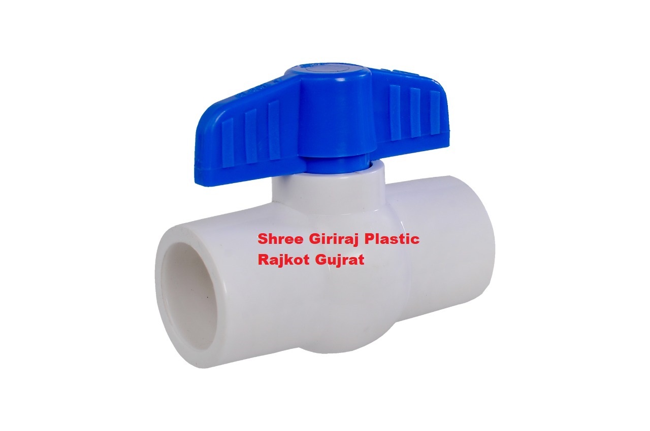Blue And White Upvc Ball Valve