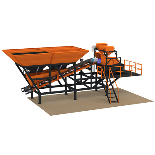 Mini Concrete Batching Plant - Feature: High Efficiency