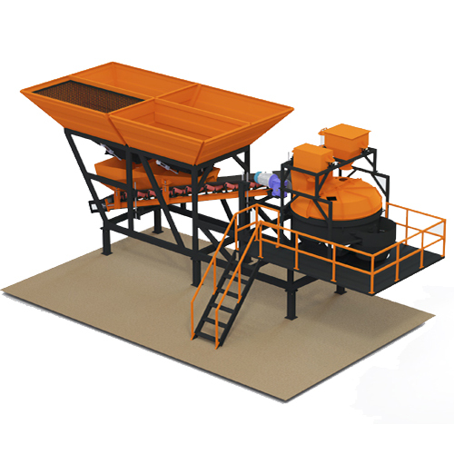 Mini Concrete Batching Plant - Feature: High Efficiency