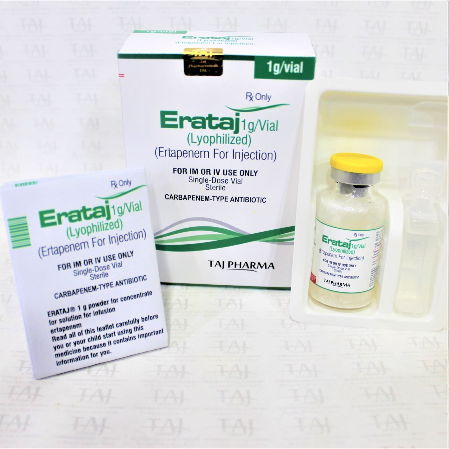 Ertapenem For Injection 1gm Expiration Date: 2 Years