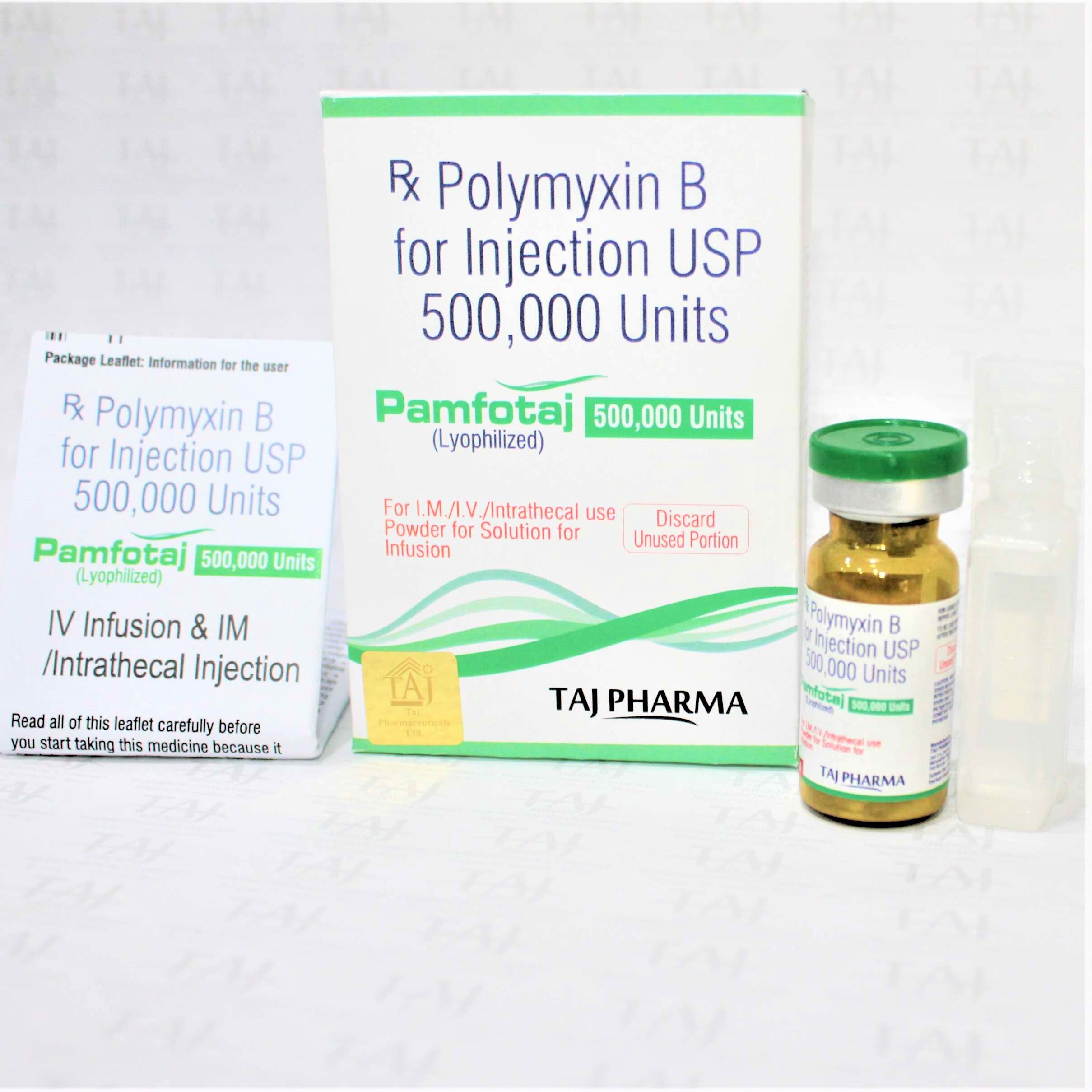 Polymyxin B For Injection Usp 500000units Expiration Date: 2 Years