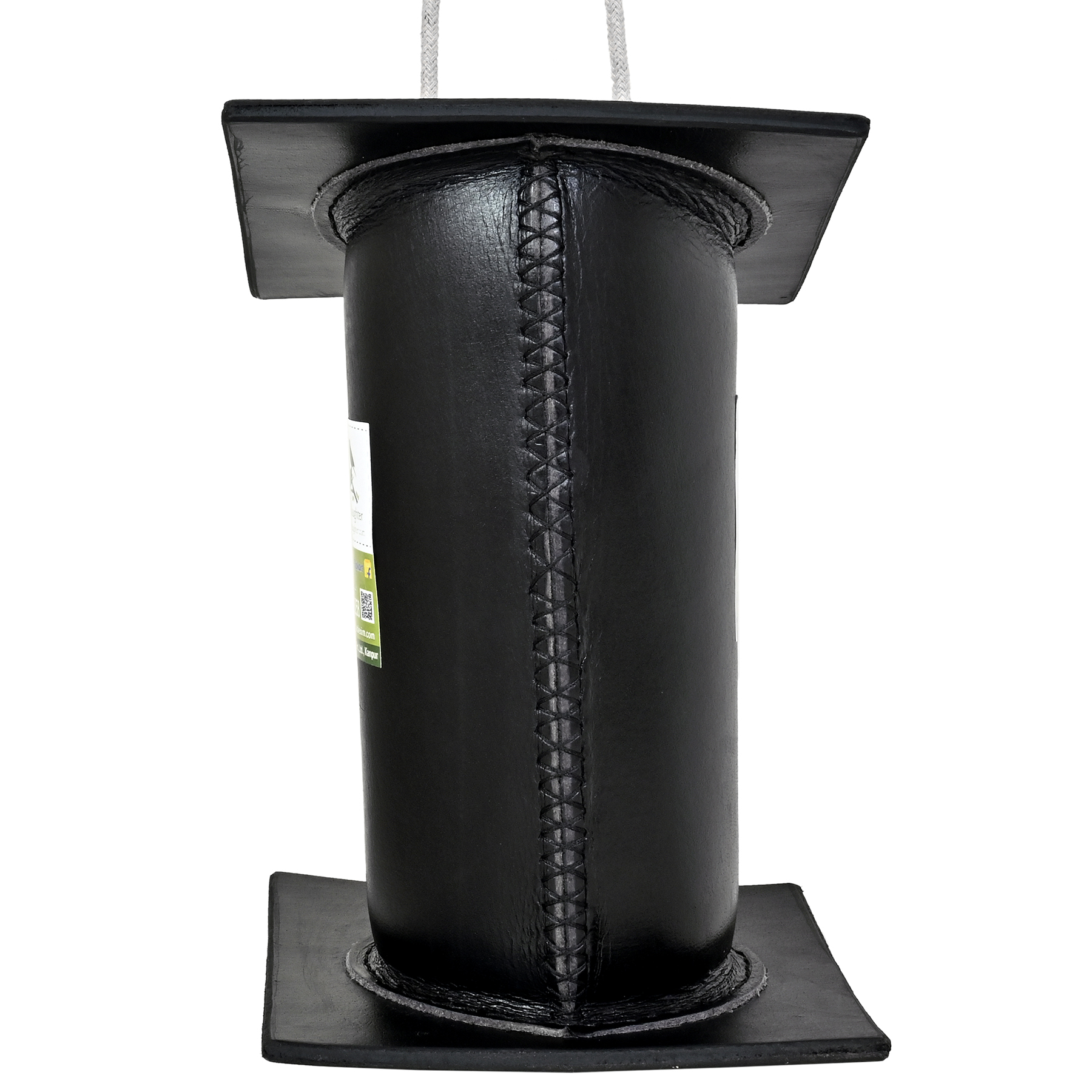 Handmade Black Color Birdhouse - Leather, Vegan Leather, Synthetic Leather | Perfect For Small Birds, Easy Installation, Handcrafted Design