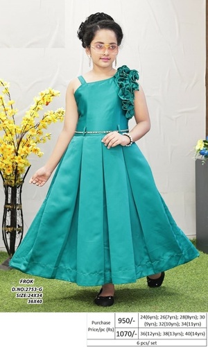 Green Frock Age Group: 4-12years