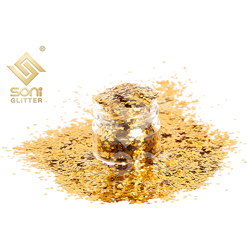 704-Copper Gold Small Barfi Glitter