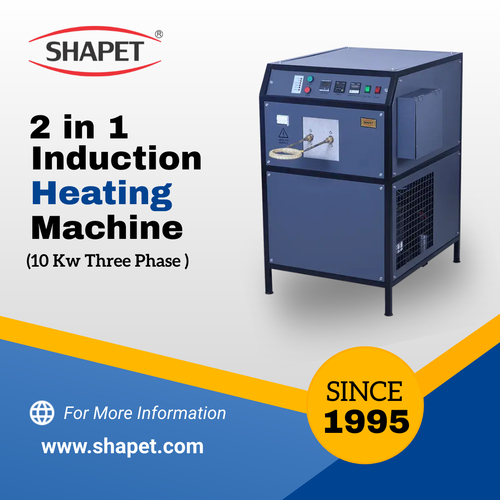 Gray Induction Brazing Machine With Inbuilt Chiller