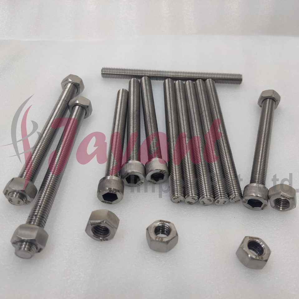 Inconel 718 Fasteners - Hard Galvanized Steel, Round Shape | Applications In Aviation, Offshore, Drilling, Military, Manufacturing, And Machine Operations
