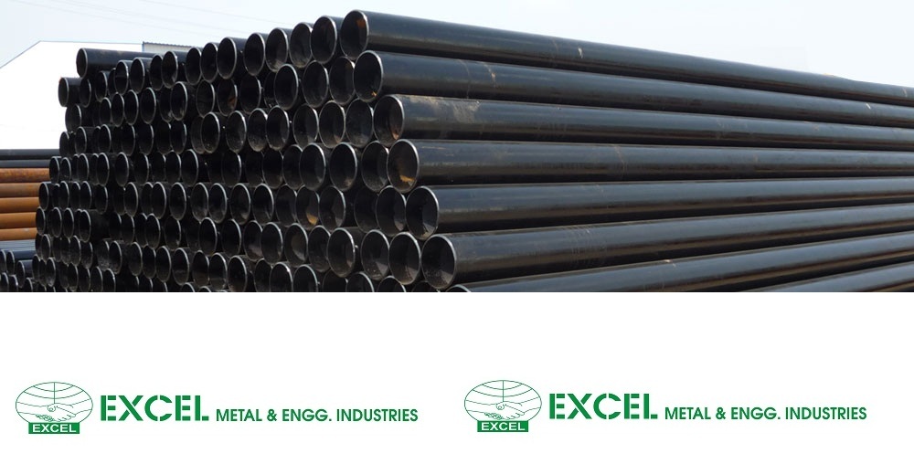 Mild Steel Erw Pipes - Round, 0.5 To 150 Inches | Alloy Material, Metal Pipe Cap, Annealed Surface Finish, Black Painted