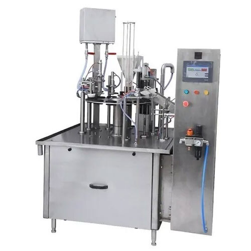 Automatic Ice Cream Cone Filling Machine - Single Compressor, Line Shape | Pre-cooling Pump Enabled, High Accuracy And Speed