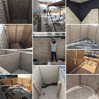 Acid Resistant Bricks Lining In Etp Wtp Tank Application: Industrial