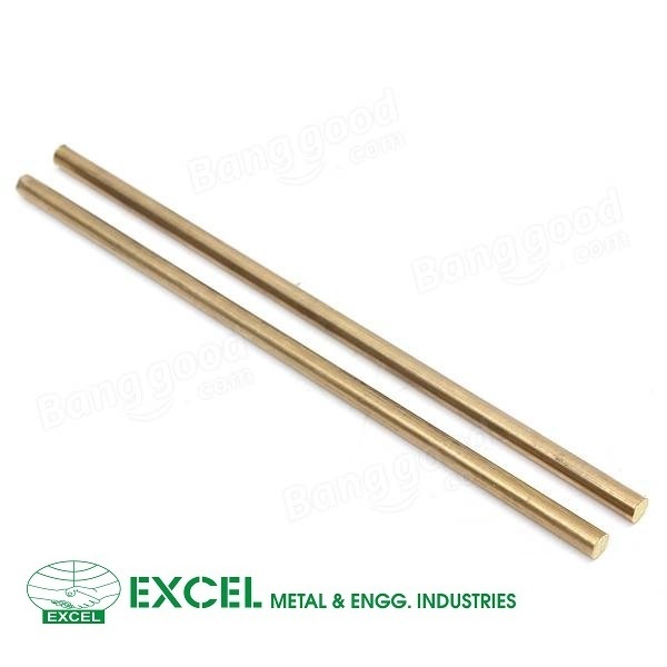 Brass Rods - 6-25 Mm Diameter, 1000-3000 Mm Length | Smooth Surface Finish, 350 Mpa Tensile Strength, Astm B16 Compliance For Machining, Electrical, Plumbing