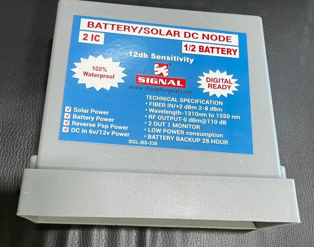 Battery / Solar Dc Node Application: Cable Tv
