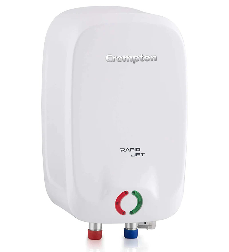 Instant Water Geyser - 3 Liters Capacity, White Color | Energy-efficient, High-precision Thermostat, Led Indicators, Auto Cut Off, Anti-siphon Protection