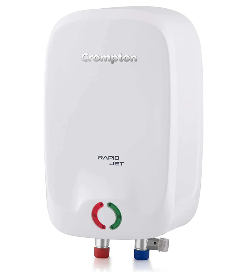 Instant Water Geyser - 3 Liters Capacity, White Color | Energy-efficient, High-precision Thermostat, Led Indicators, Auto Cut Off, Anti-siphon Protection