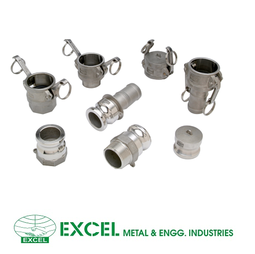Stainless Steel Camlock Coupling - Ss316, Customizable Size & Length, Polished Silver Finish, High Tensile Strength, Ansi/bs Standard