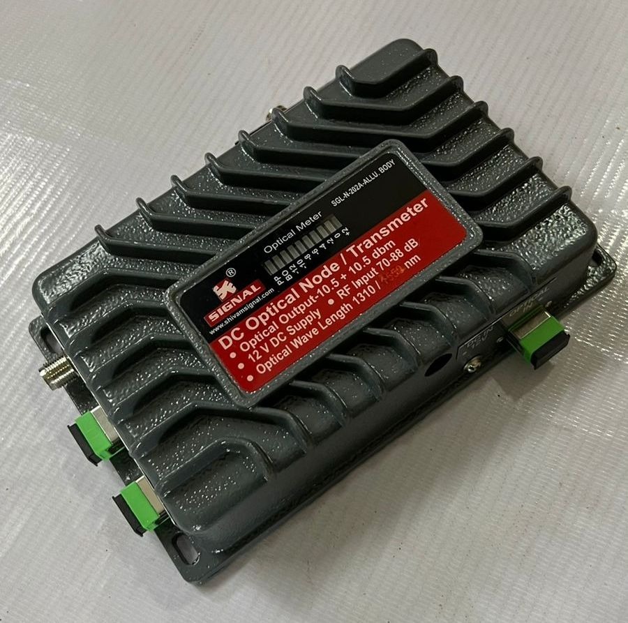 Dc Optical Node Cum Transmitter 10 Plus 10 Dbm Application: Cable Tv