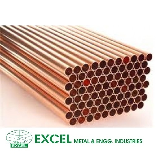 Cupro Nickel Pipe - High Strength, Medium Hardness, Customizable Thickness | Round Shape, Polished Surface, Standard Grade, Copper-like Color