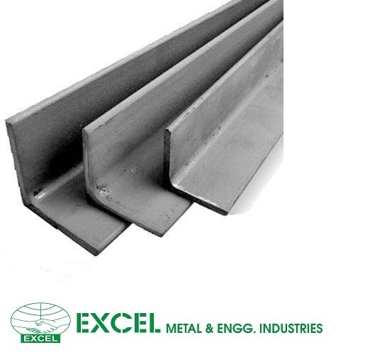 Stainless Steel Angle Bar - 304/316 Grade, Varies By Specification | Uncoated, Polished Metallic Silver, High Tensile Strength, Corrosion Resistant