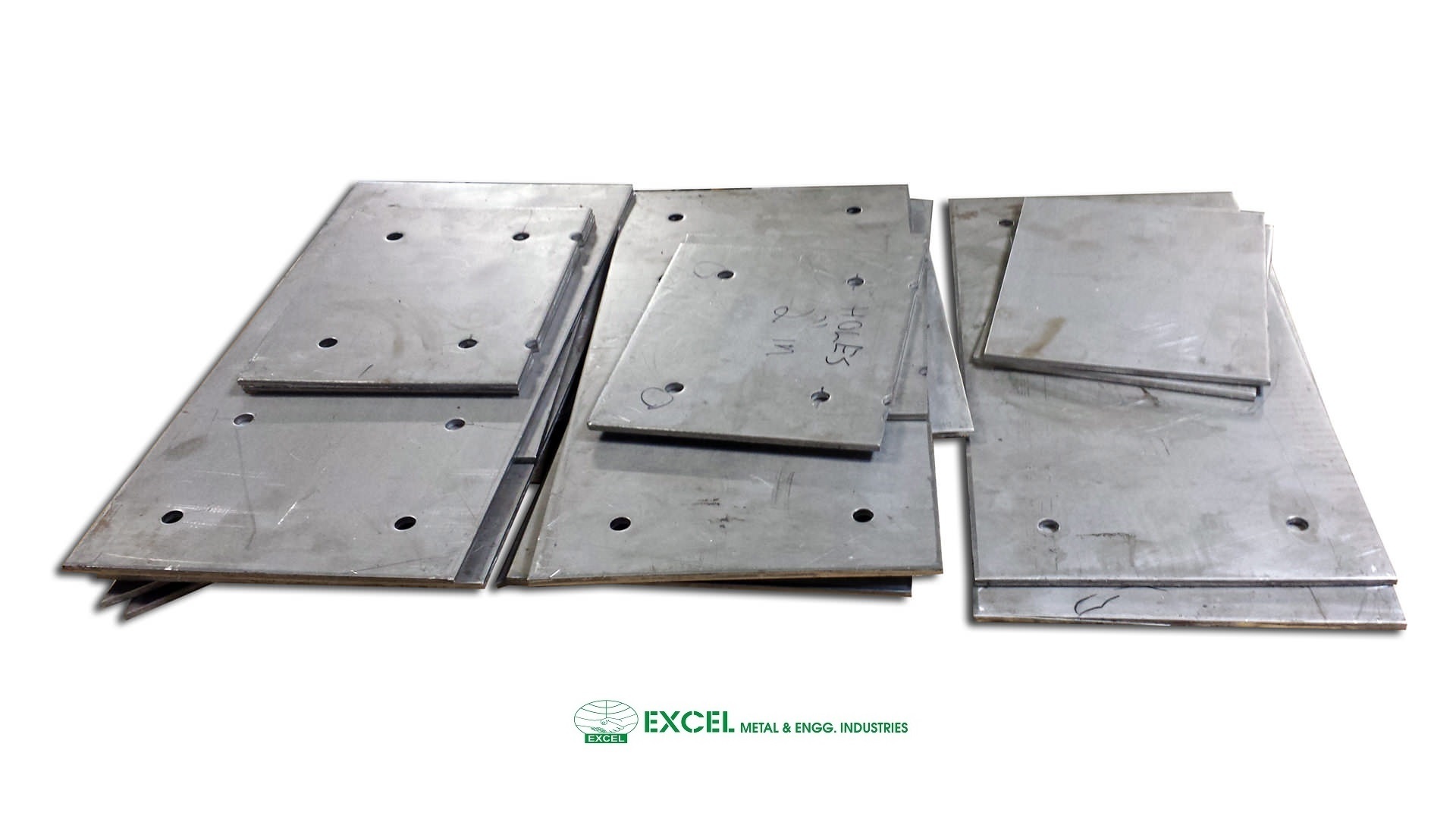 Base Plate - High Strength Steel Customizable Length And Width Gray Color Square Shape Varying Thickness Untreated Surface For Structural Support