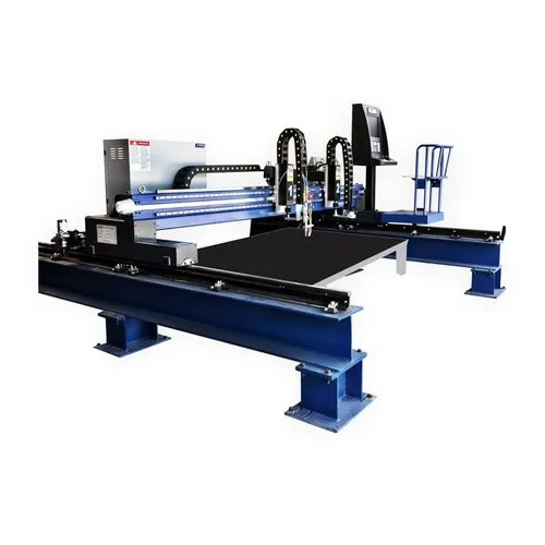 Blue Industrial Cnc Gas Cutting Machine