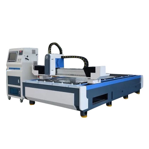 White Automatic Fiber Laser Cutting Machine