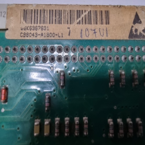 Siemens C98043-a1800-l1-7 Card