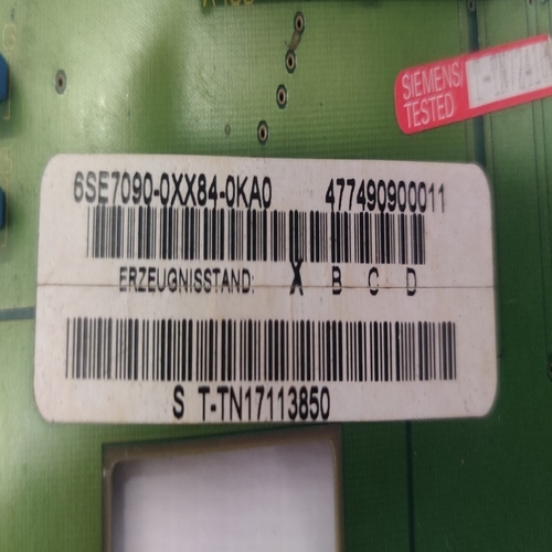 Siemens 6se7090-0xx84-0ka0 Adb Adapter Card