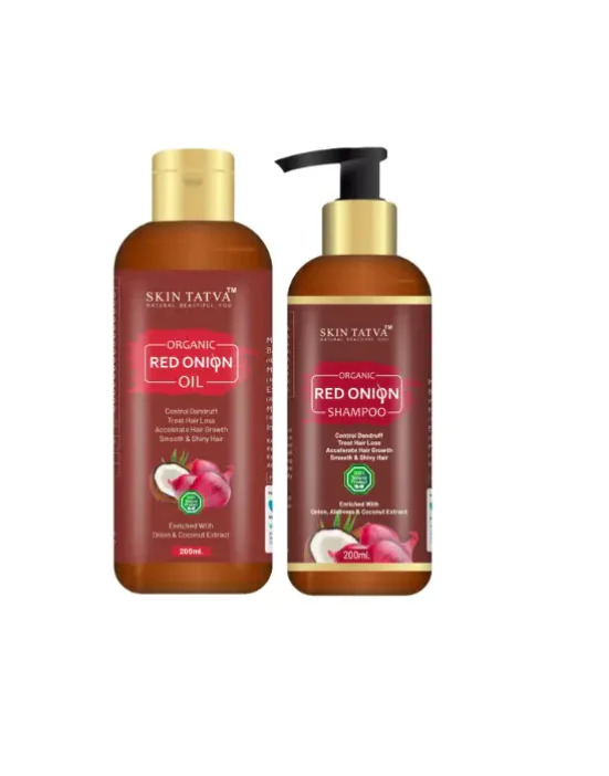 Red Onion Shampoo And Oil Combo