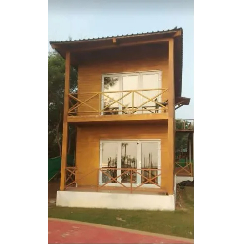 Brown Prefabricated Wooden House