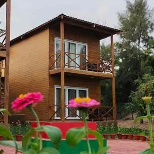 Brown Prefabricated Wooden House