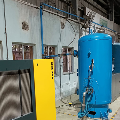 Compressed Air Aluminum Piping System Service - Aluminum Material, Round Shape, Available In Blue & Silver Colors | Efficient Maintenance & Repair Solutions